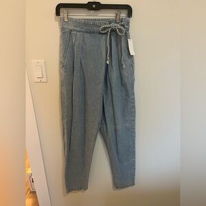 Joie Wilmont B High-Rise Tapered Jeans